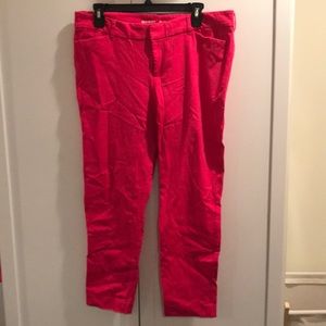 Old navy pixie mid rise s14 pink dress pants